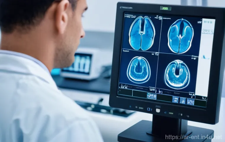 중이염 치료 병원 선택 기준 - **Prompt:** A compassionate female ENT doctor, wearing a clean white lab coat and a gentle smile, us...