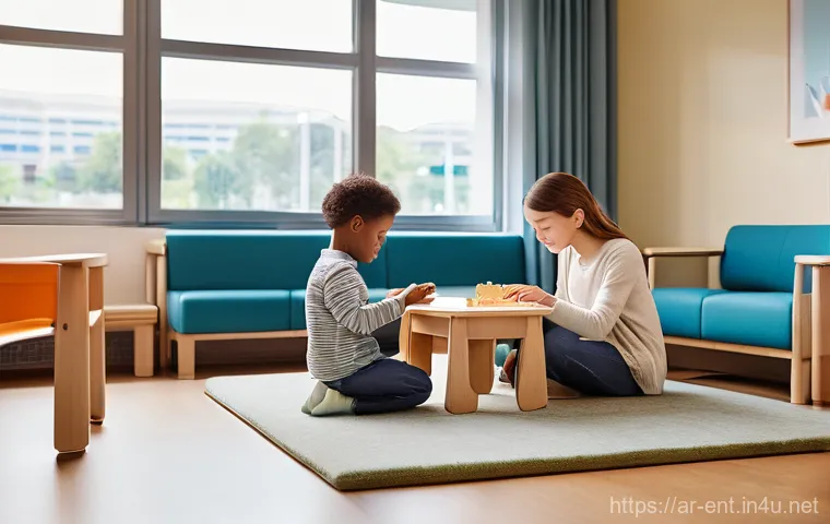 중이염 치료 병원 선택 기준 - **Prompt:** A close-up shot of state-of-the-art medical equipment designed for ear diagnostics. A fo...