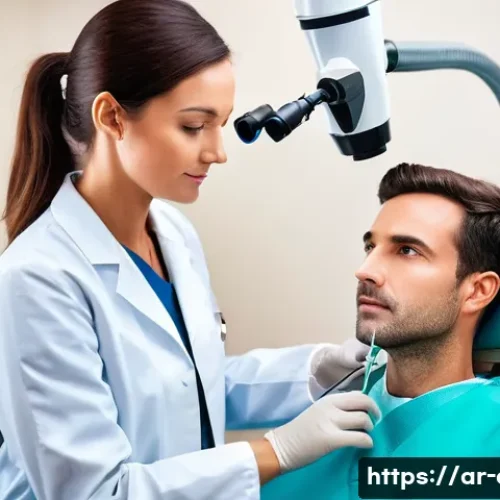 코 내시경 검사 비용과 과정 설명 - **Prompt:** A highly skilled Ear, Nose, and Throat (ENT) specialist, dressed in a professional medic...