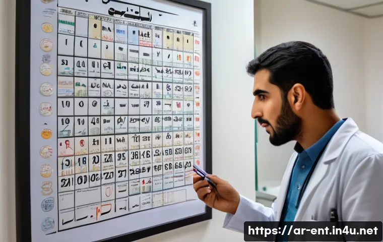 편도선염 약물 치료와 수술 비교 - A detailed medical consultation scene in a modern ENT clinic tailored for Arabic-speaking patients, ...